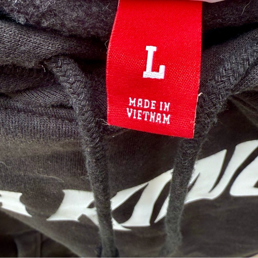 Mitchell Ness LA Kings Hoodie Large Black 80% Cotton 2023 NHL Nostalgia Co - Picture 8 of 10